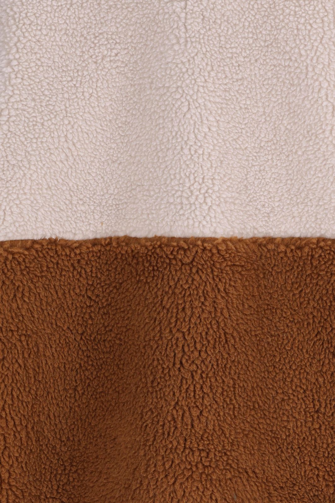 Colourblock teddy jas