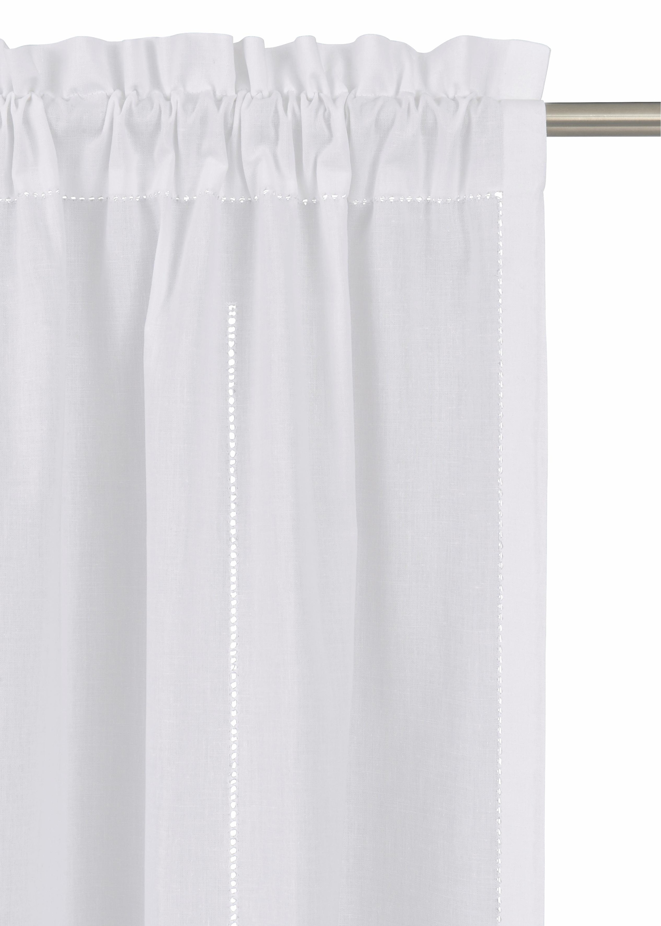 HOSSNER - ART OF HOME DECO Gardine »Dachstein« Stangendurchzug 2 Stk. tlg. HxB: 150x90