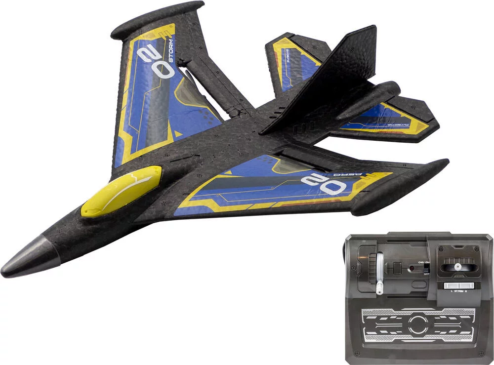 FLYBOTIC BY SILVERLIT - AVION RADIOCOMMANDE SONIC EVO - 31CM