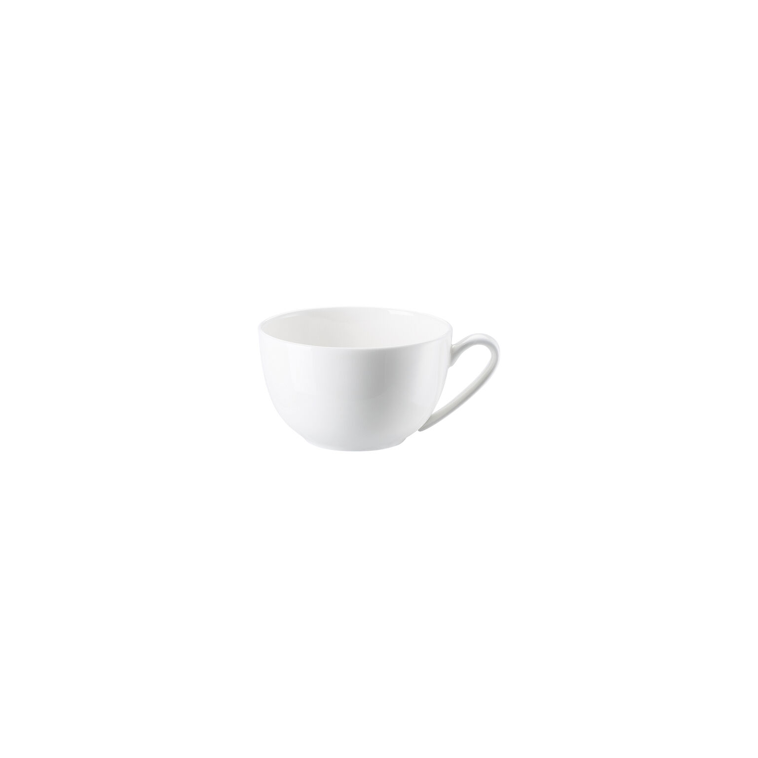 Jade Bone China Weiss Cappuccino-Obertasse
