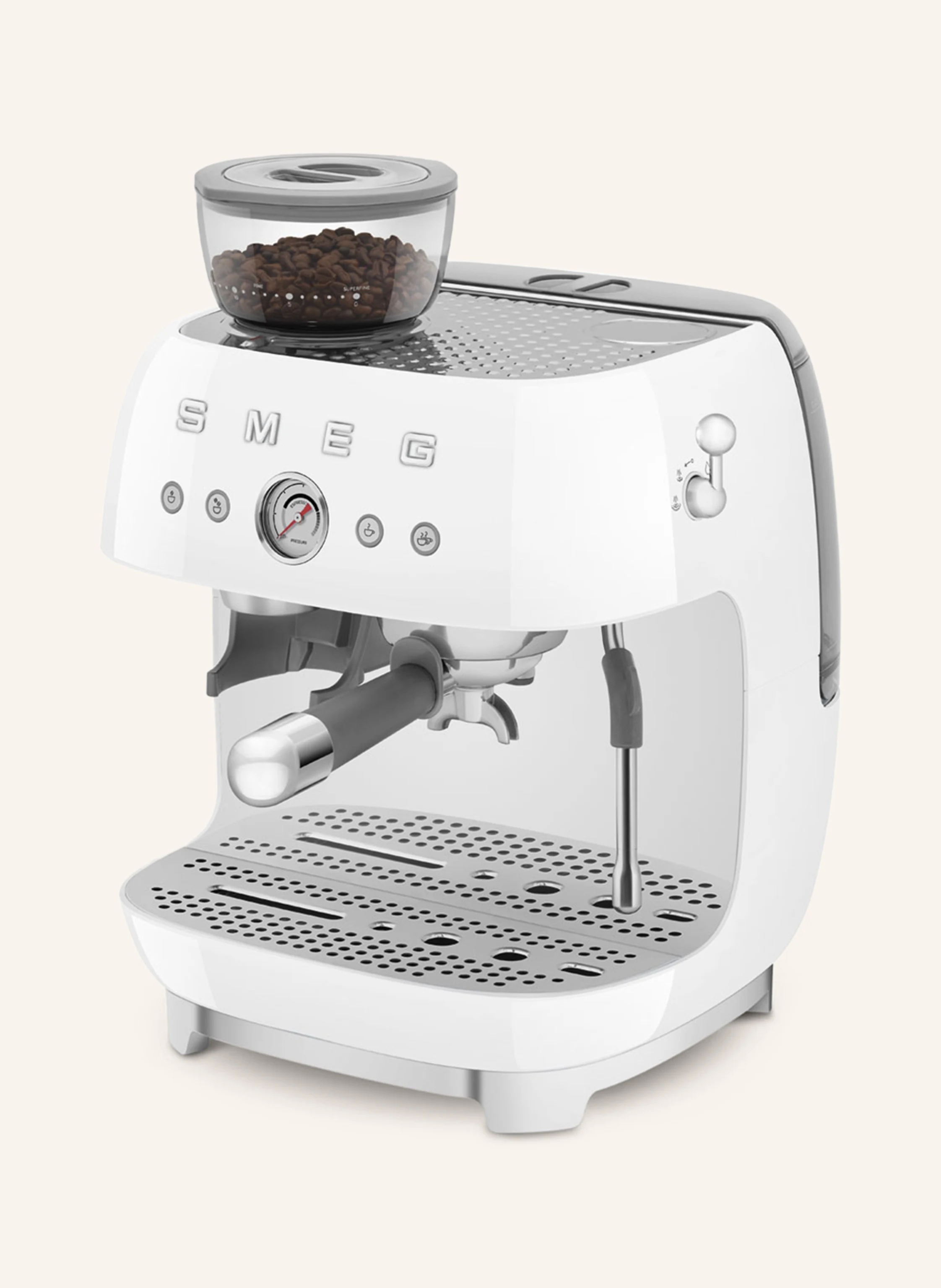 SMEG Espressomaschine ECF03 mit Kaffeemühle