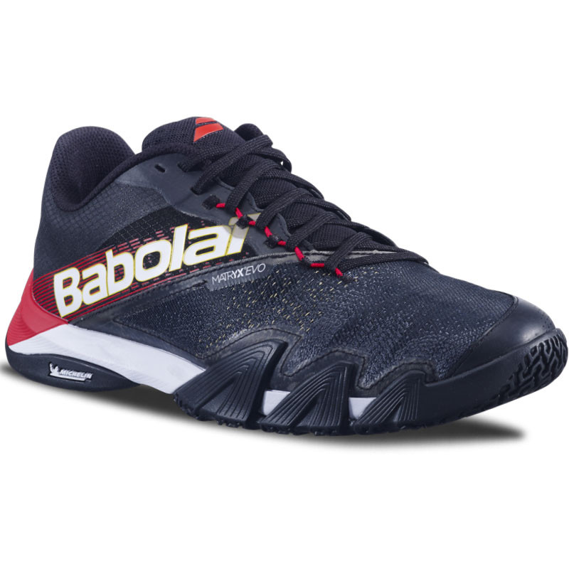 Babolat Jet Premura 2 noir et rouge - Chaussure de padel haut de gamme