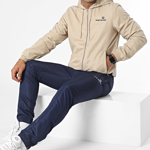 Ensemble de Survetement Carson 39922 Beige Bleu Marine