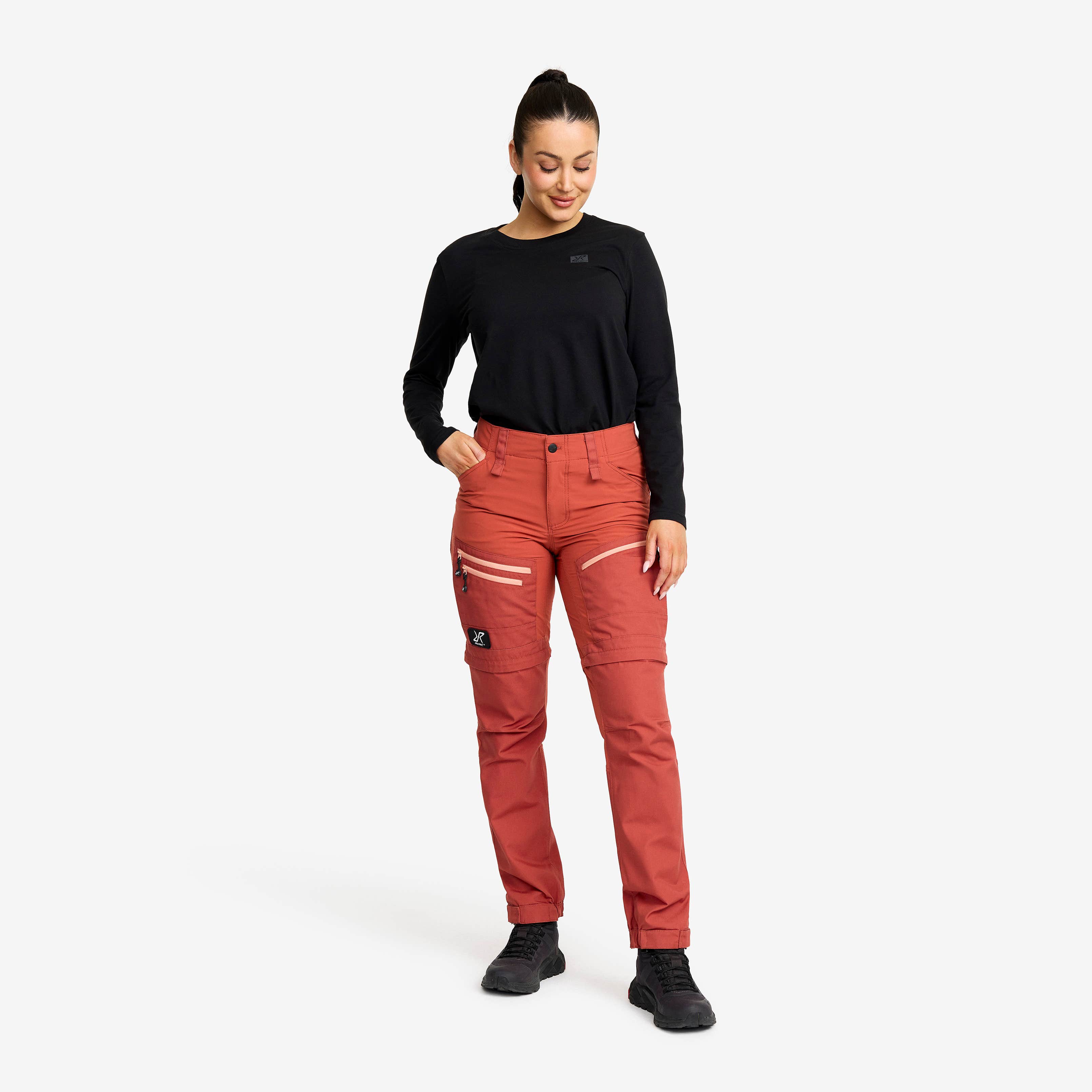 RVRC GP Pro Zip-off Pants Dame Cinnabar