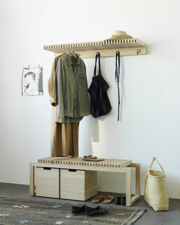 Fritz Hansen Cutter Box opbergbak high teak
