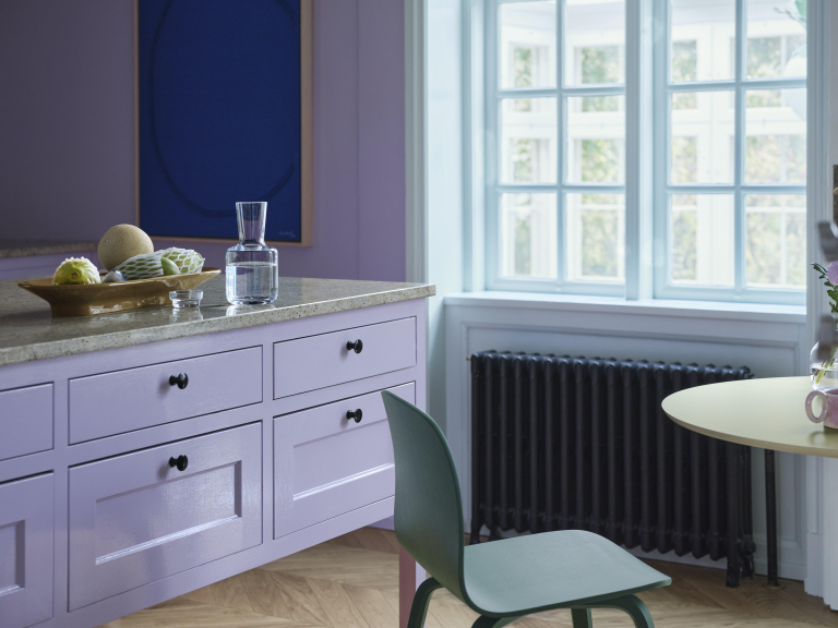 Muuto Soft eettafel Ø95x73 Beige Green Laminate