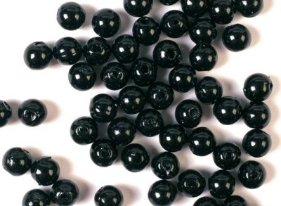 Voksperler Til Smykker - Sort - 3 MM - 500 G