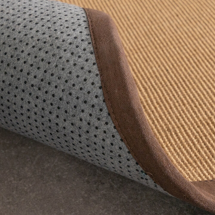 Sisal vloerkleed - Tulum Border Bruin