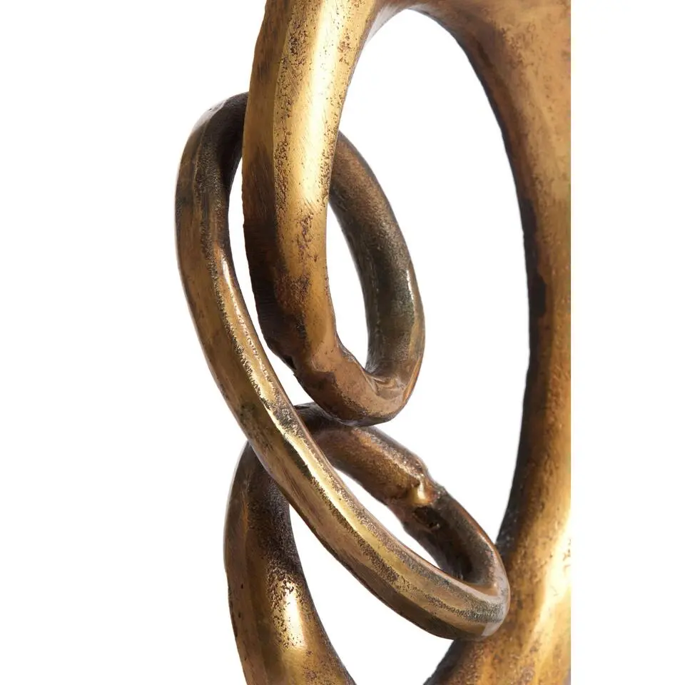 Ornament Eddy - Antiek Brons - 20x20x34cm