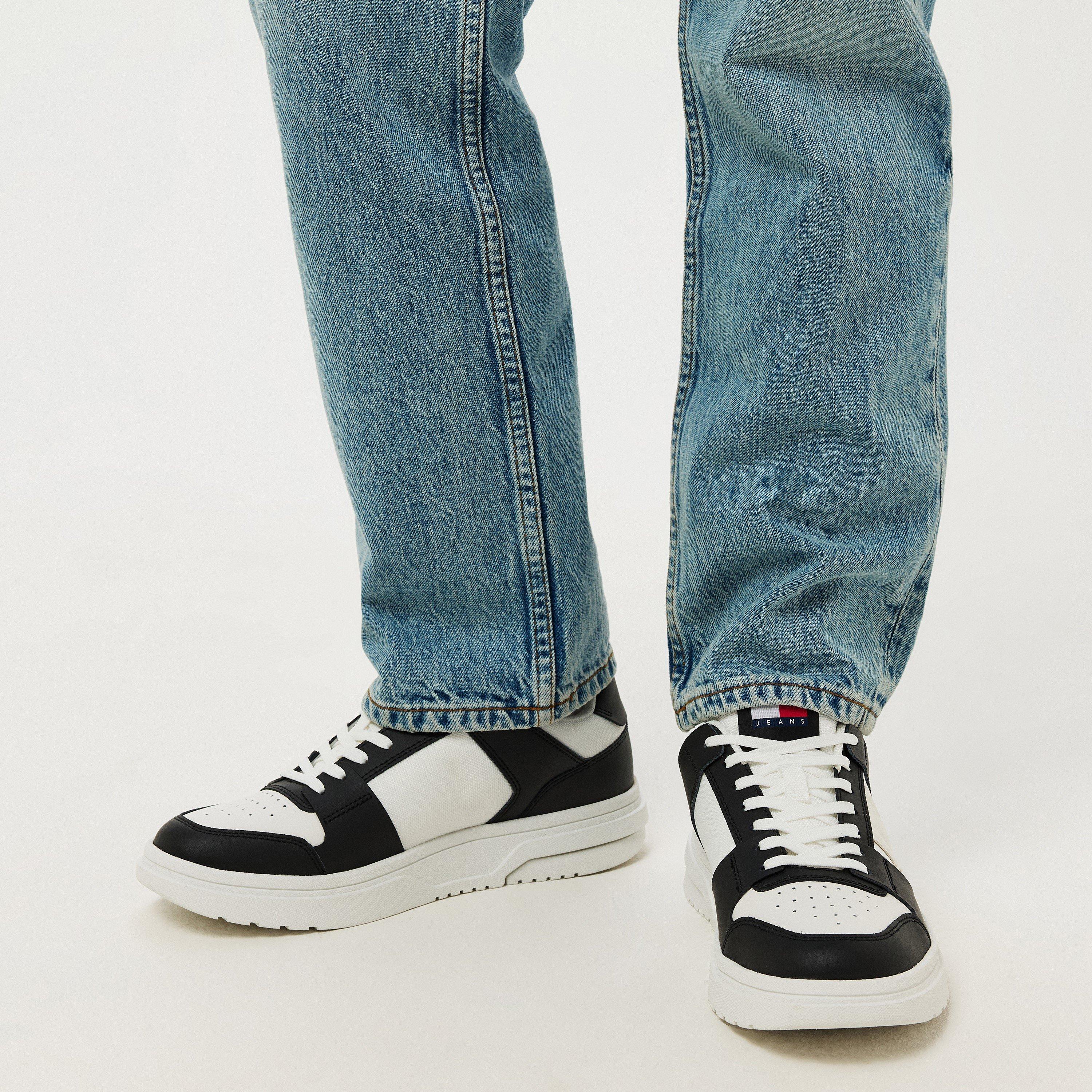 Tommy Jeans Leather Skate Trainers