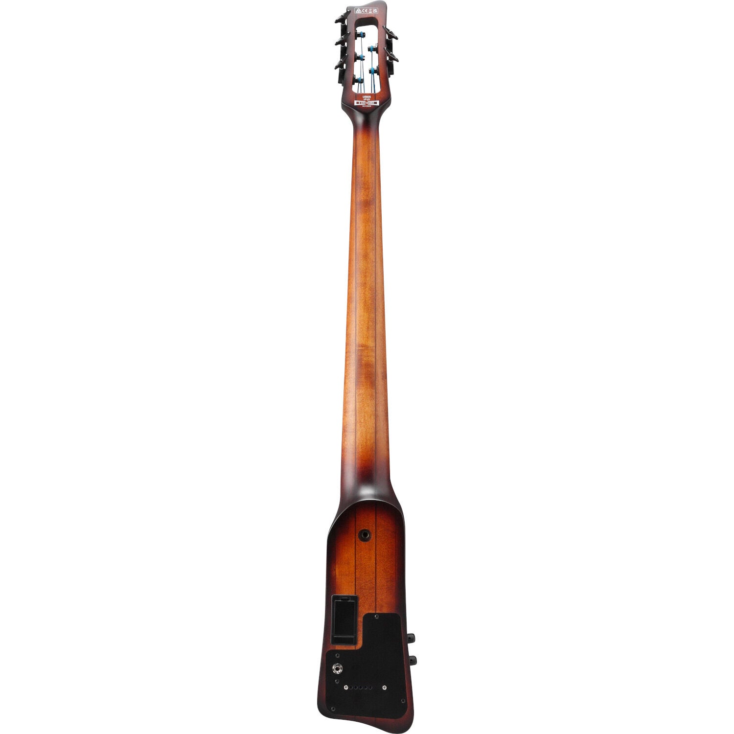 Ibanez UB805 Bass Workshop Mahogany Oil Burst 5-snarige Upright Bass met gigbag