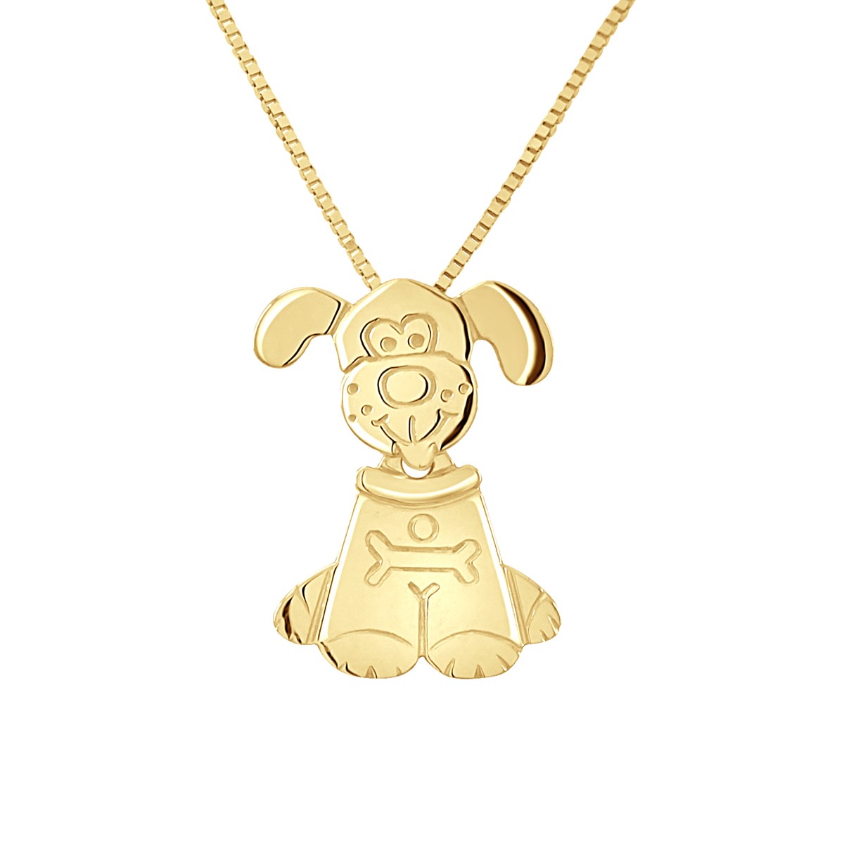 Pendentif CHIEN - Or Jaune