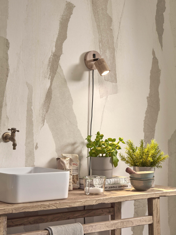 Good&Mojo Java wandlamp zwart