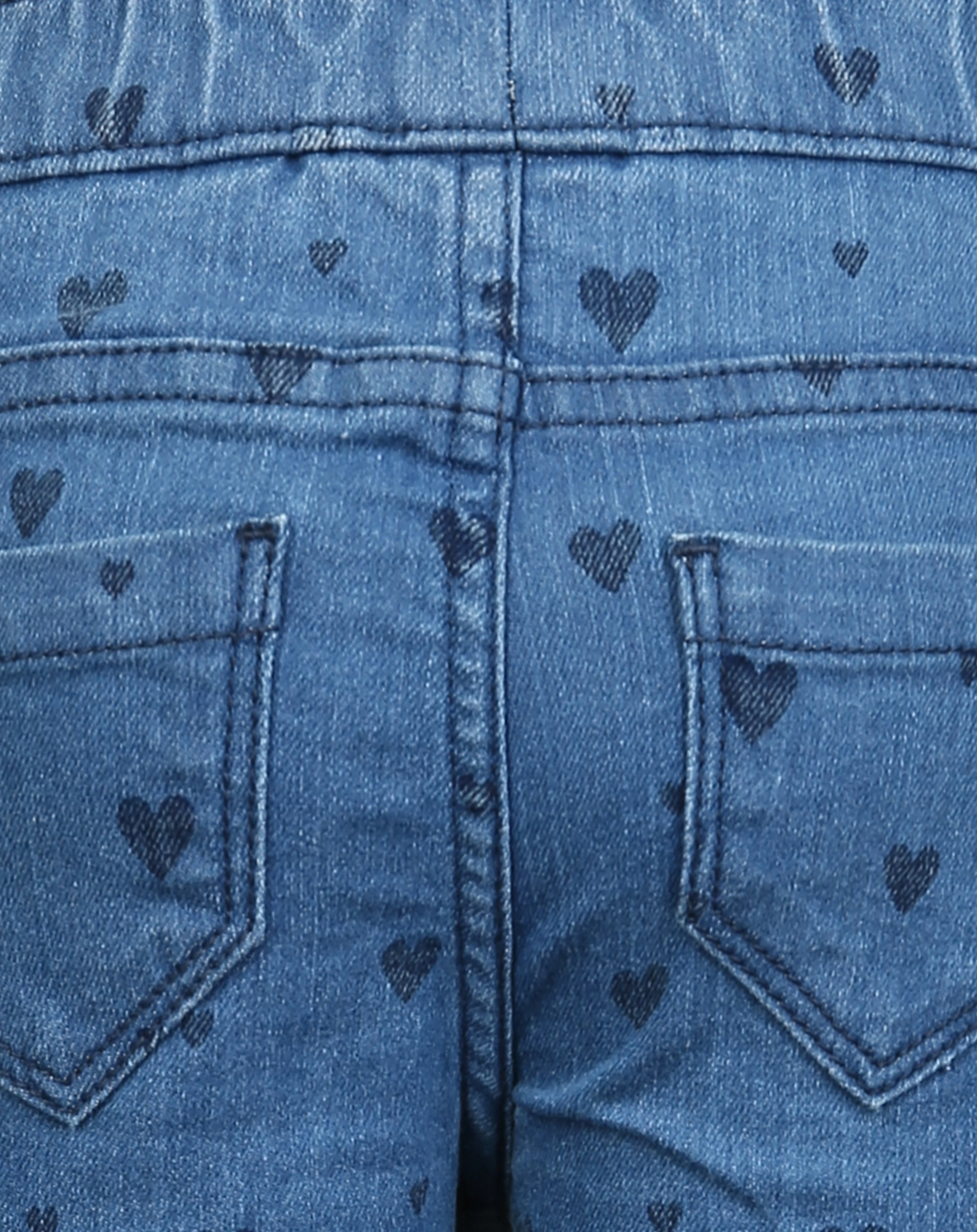 Jeggings HERZEN in mittelblau