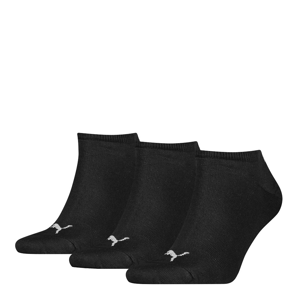 3er Pack PUMA Damen und Herren Socken - schwarz - 35/38