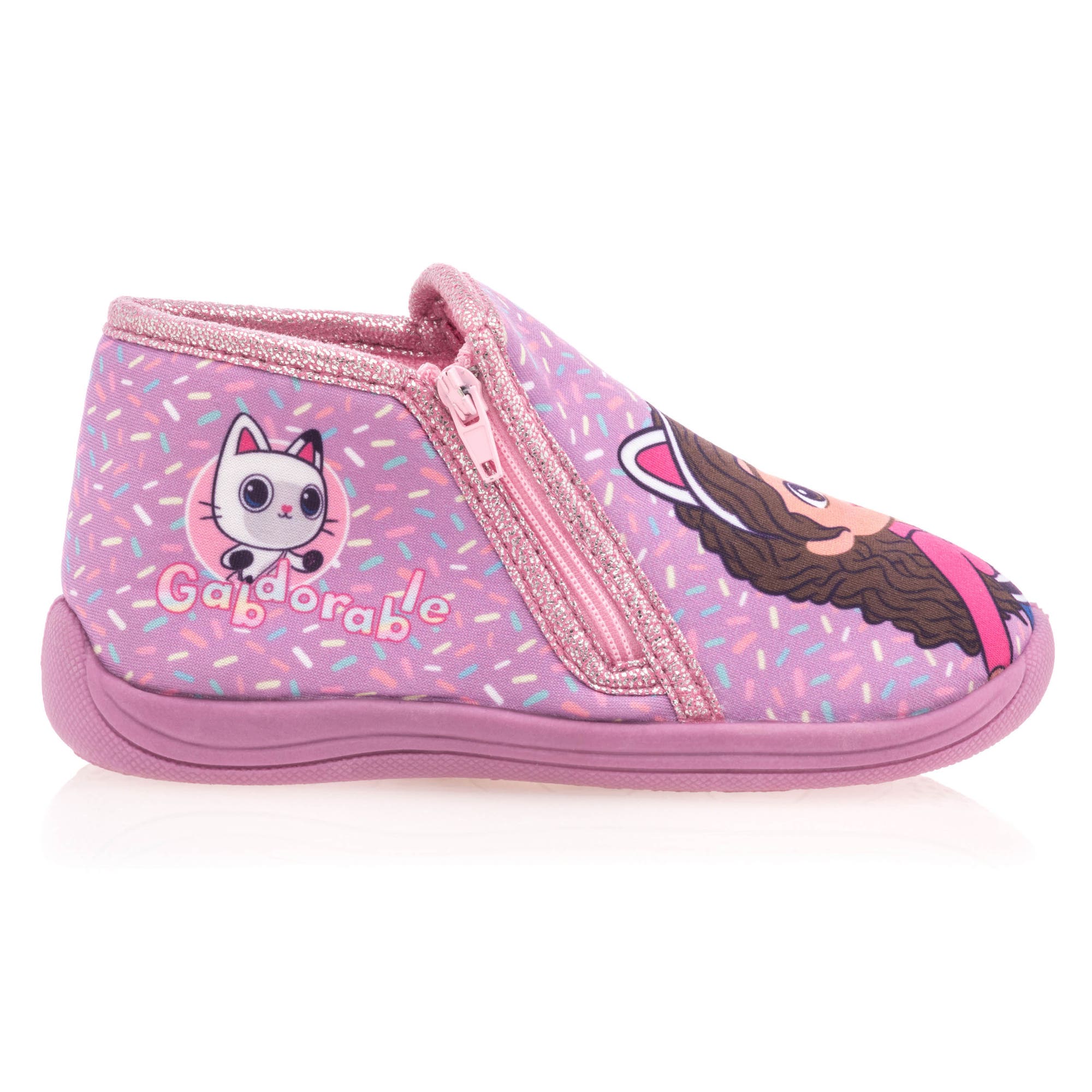 Pantoufles botillons Fille rose