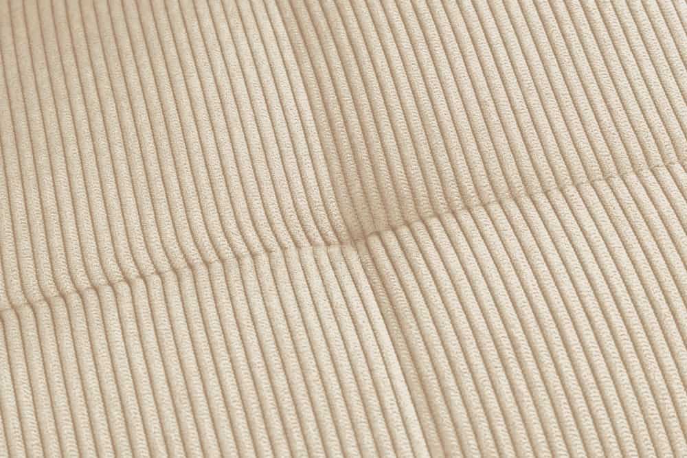 Moderner Design Stuhl TRES CHIC beige Cord schwarze Metallbeine Esszimmer