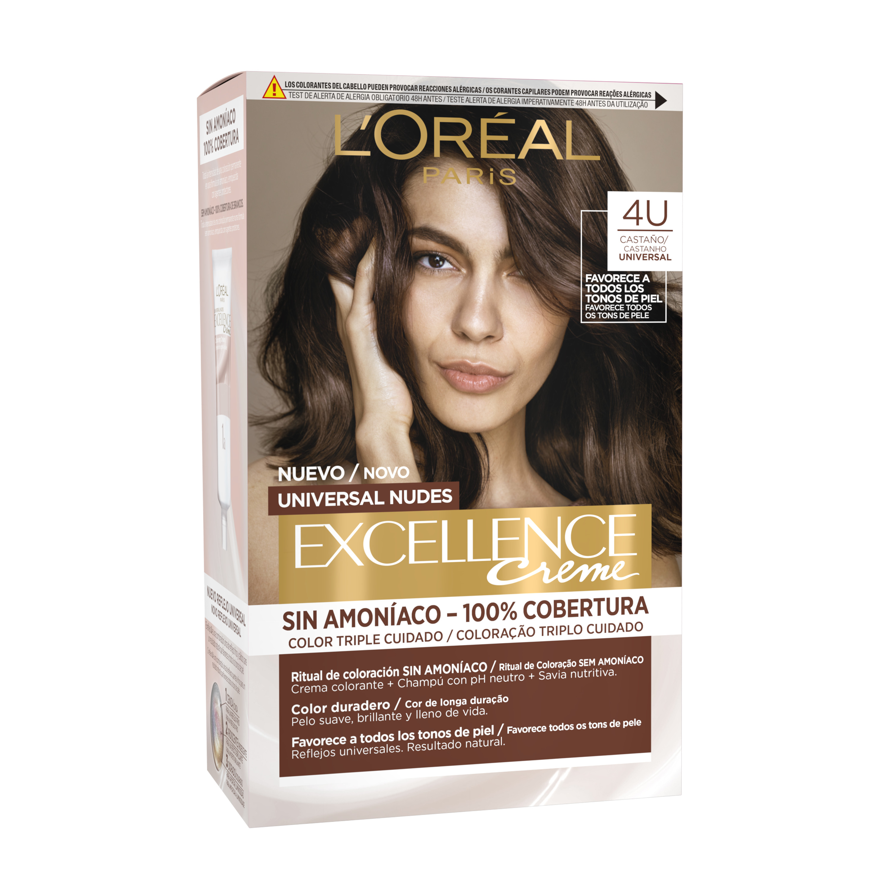 COLORAÇÃO EXCELLENCE UNIVERSAL NUDES BROWN 4U
