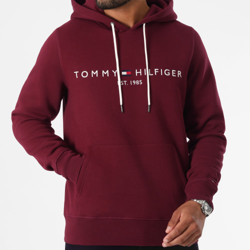 Sweat Capuche Logo 1599 Bordeaux