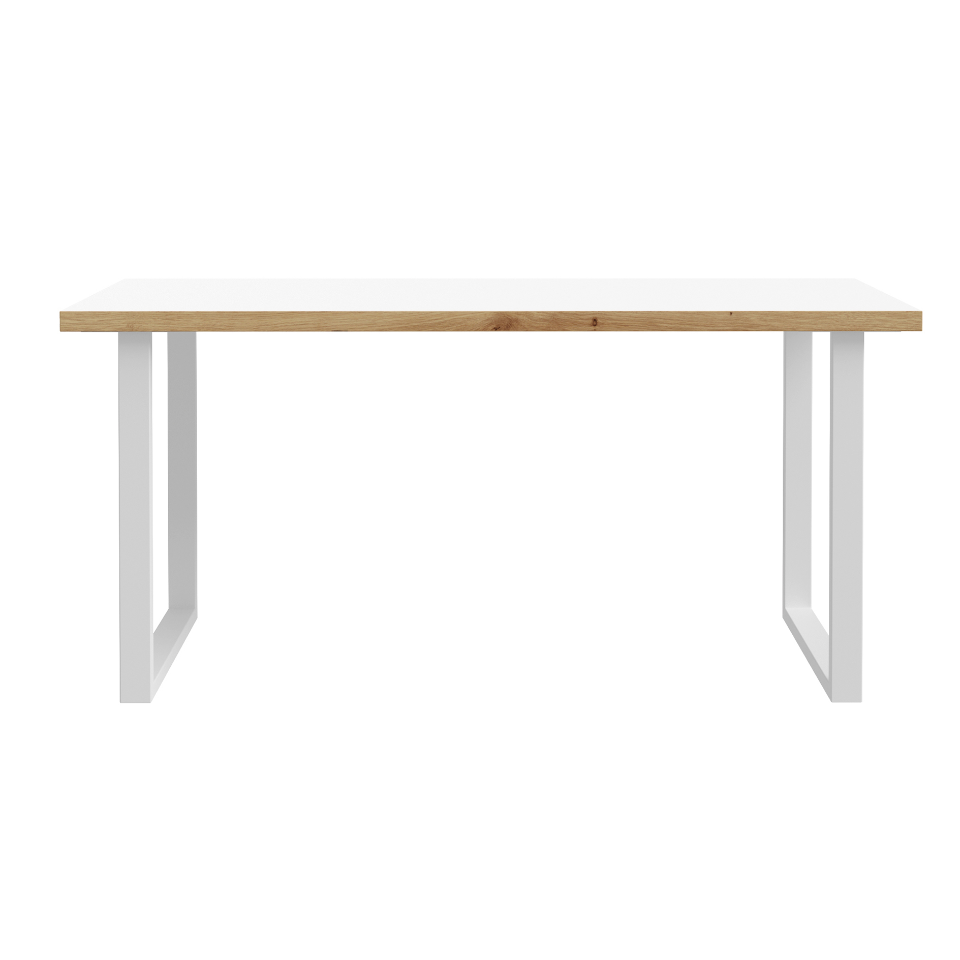 Schreibtisch - weiß-Artisan Eiche - 160 cm