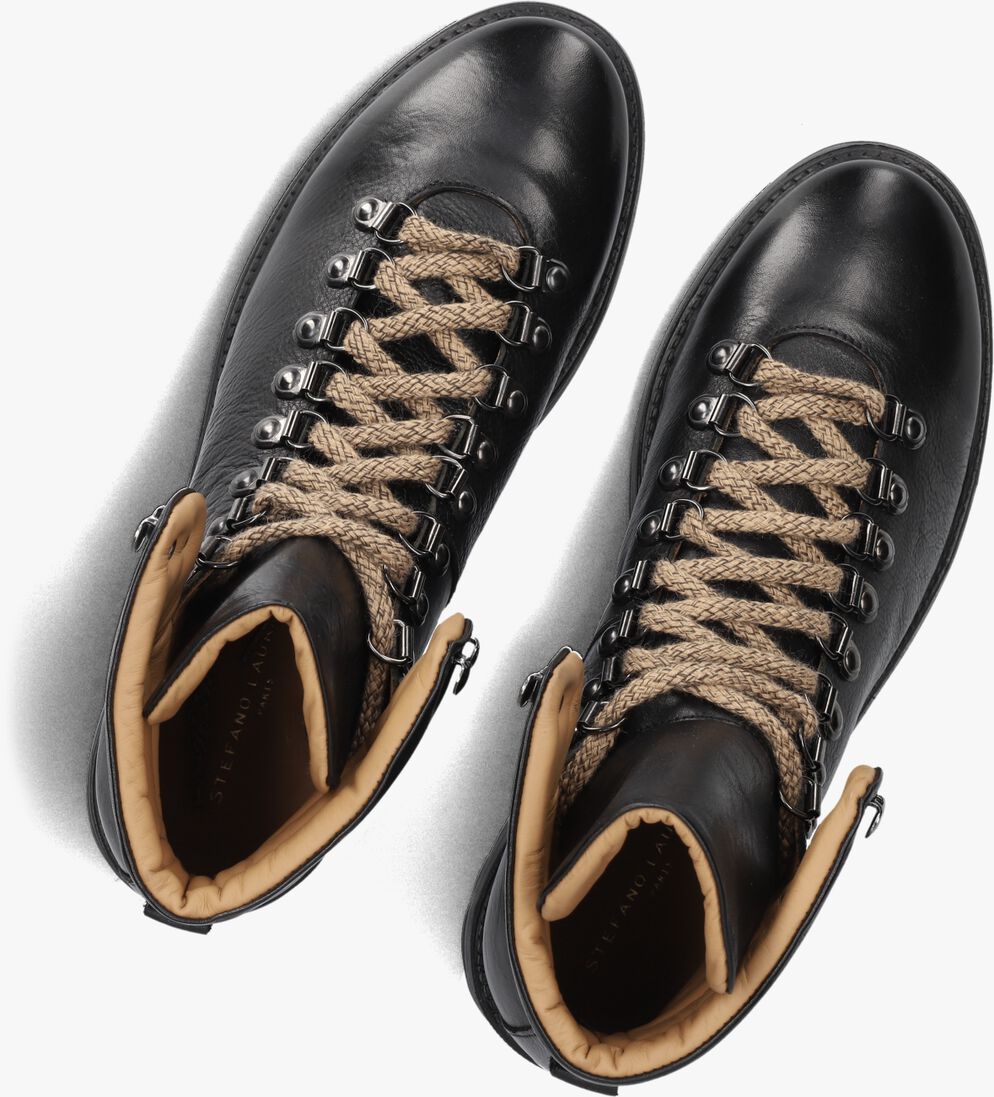 zwarte stefano lauran veterboots 1562