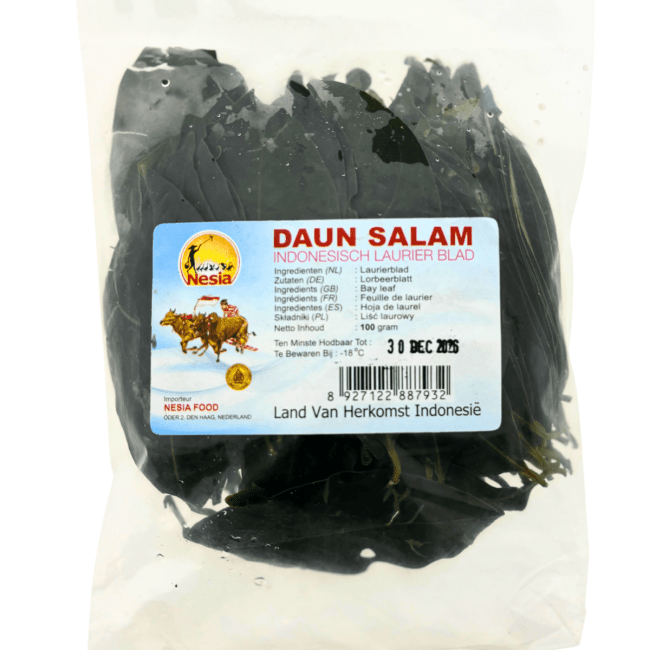 Nesia Bevroren Salam (Indonesische Laurierbladeren) 100g