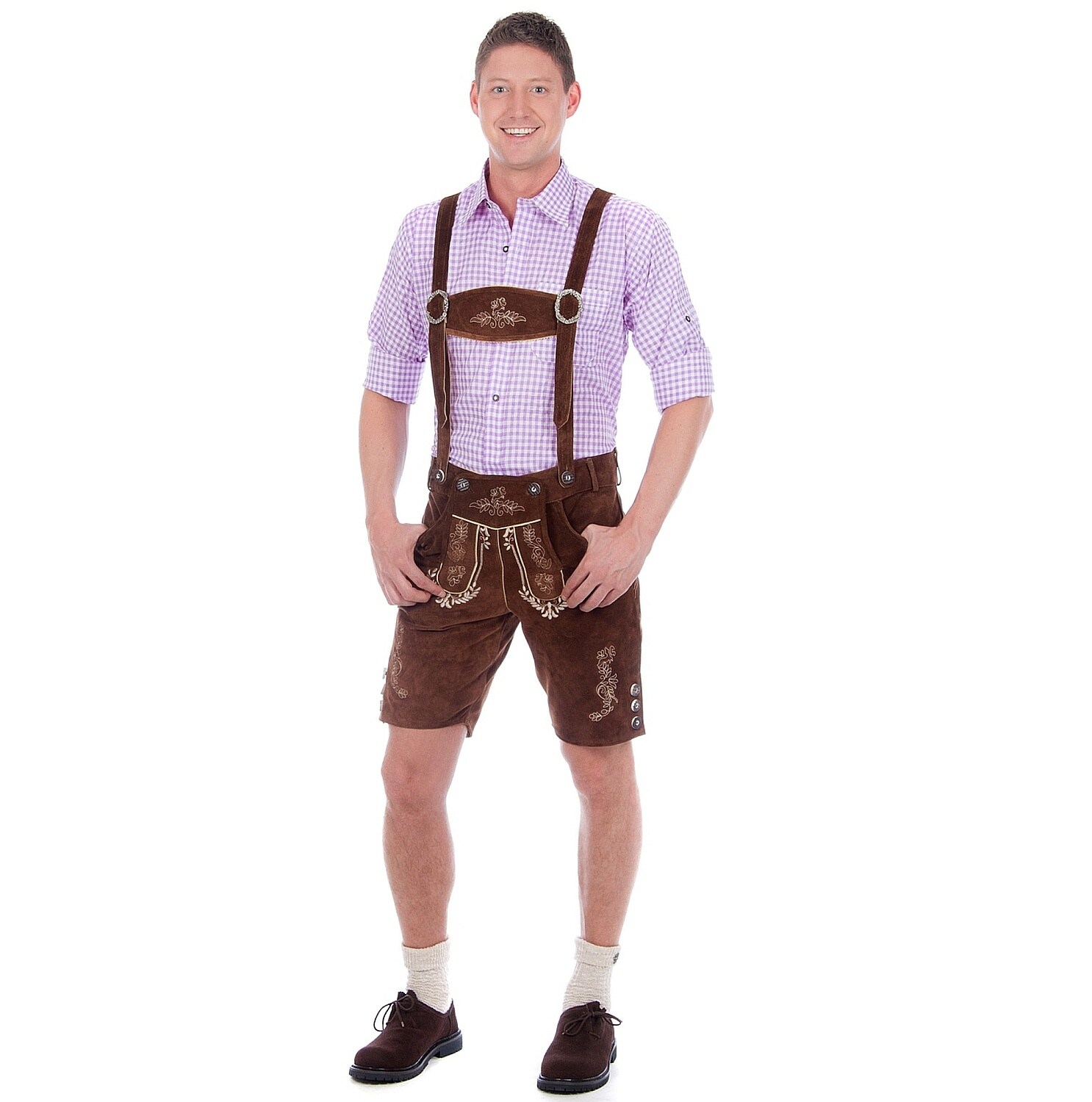 Kurze Trachtenlederhose