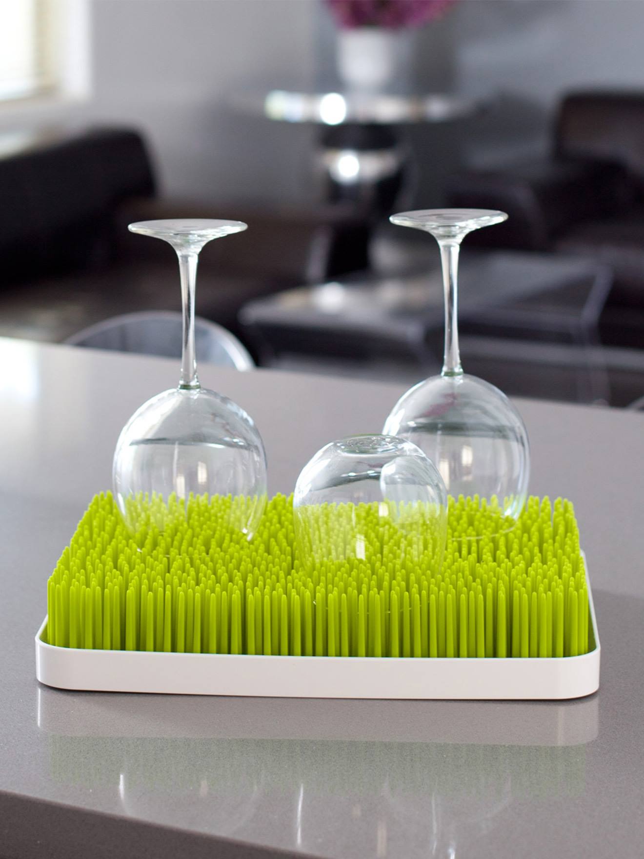 Dreno de grama Grass Boon, branco claro, liso