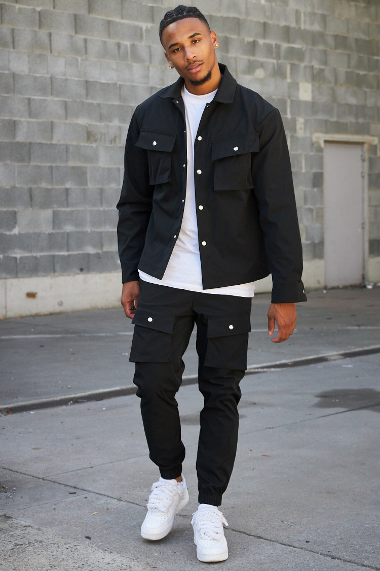 Ensemble 2 pièces veste + pantalon noir