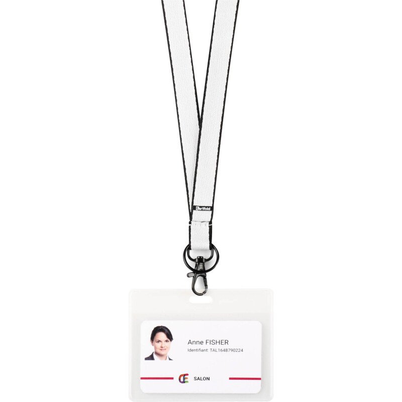 Badge souple Djois by Tarifold antimicrobien sans attache 70 x 100 mm - Sachet de 10