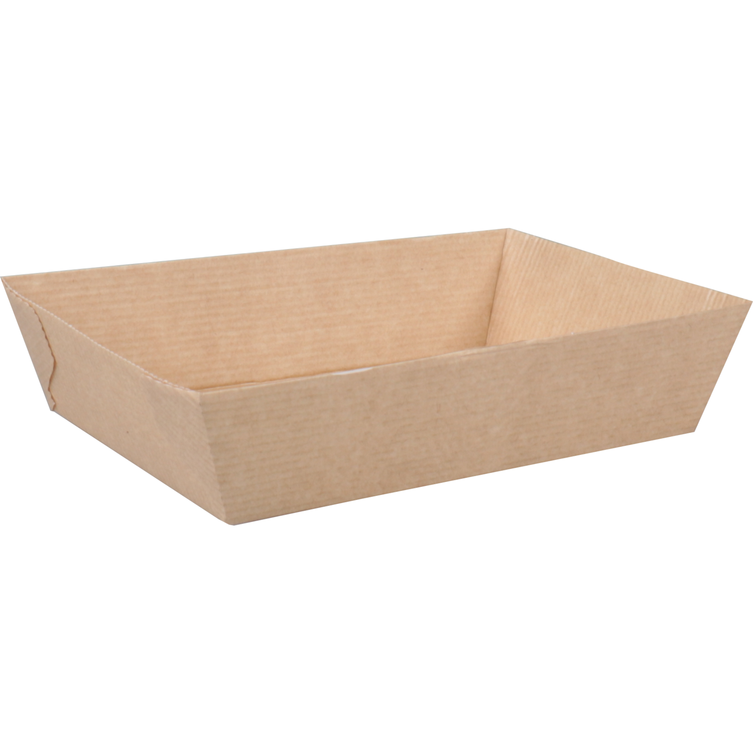 Depa Bak, Ersatzpapier, A50, Golfpapieren snacklijn, snackbak, 156x104x40mm, bruin