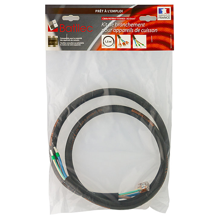 Kit de branchement pour appareils de cuisson Batilex 1.50 m