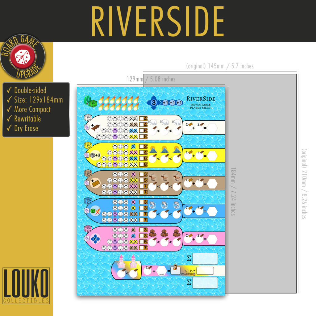 Riverside - Feuille de score réinscriptible