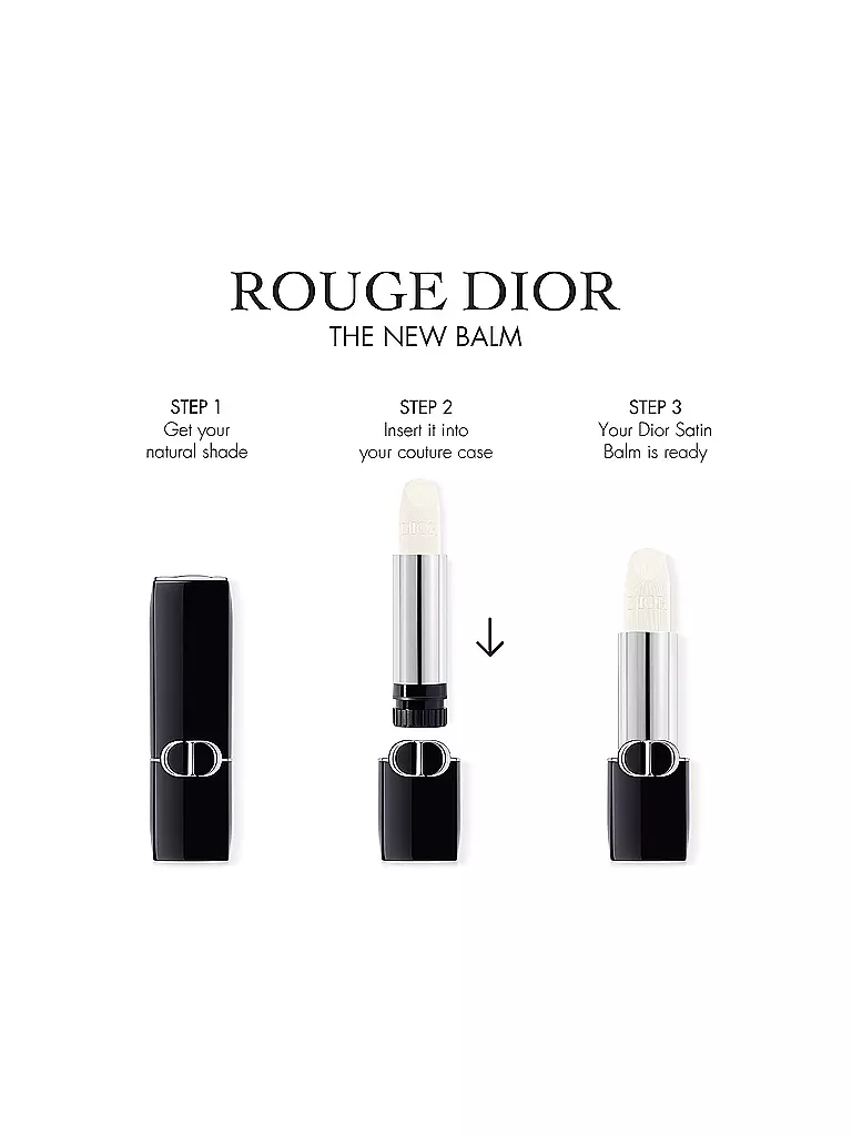 DIOR Rouge Dior Balsam Refill (001 Diormidnight) braun
