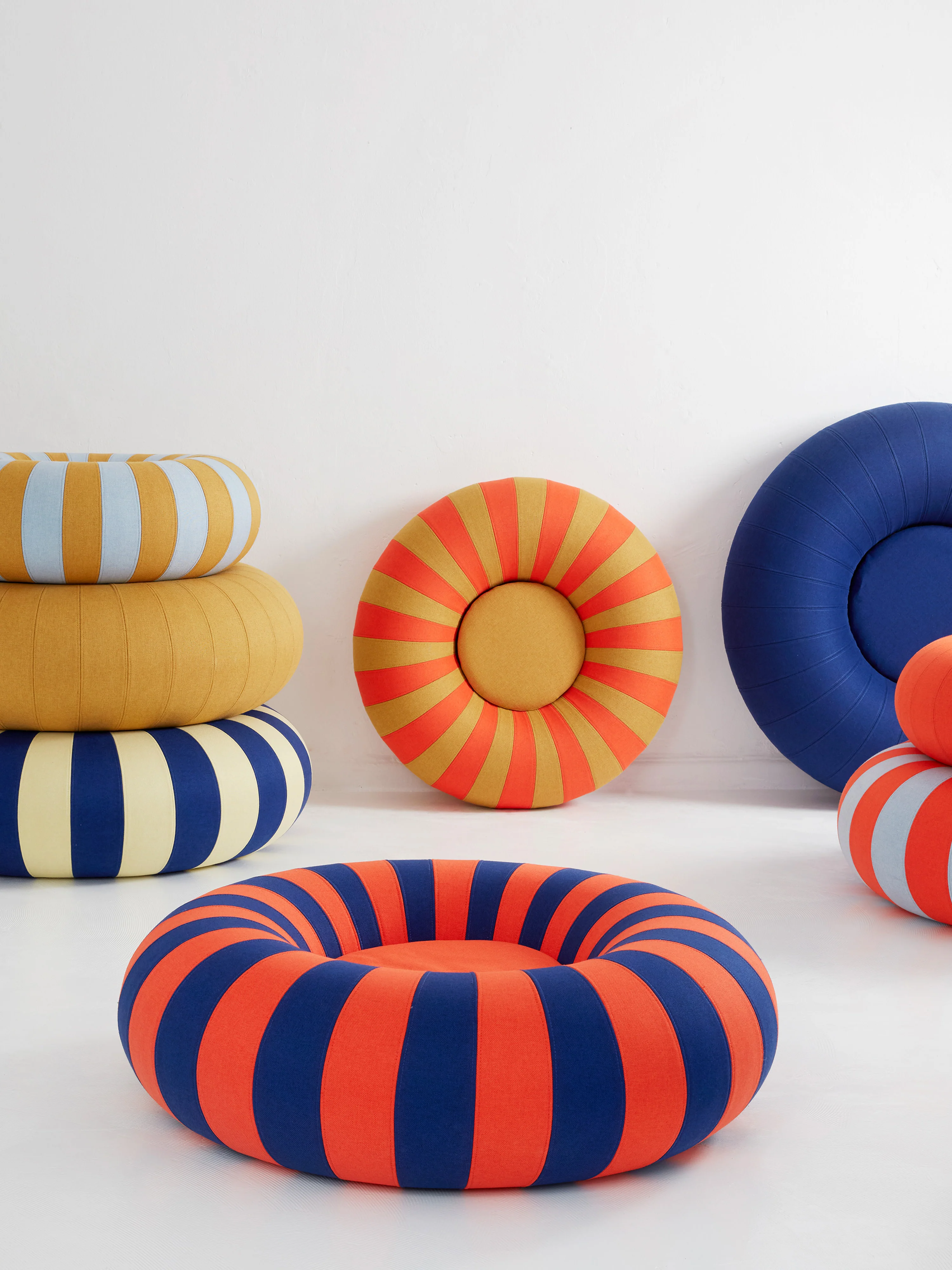 Ronde poef Float