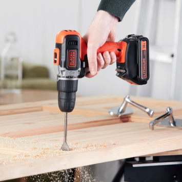 Black+Decker 18V klopboor incl. 1.5Ah accu+lader