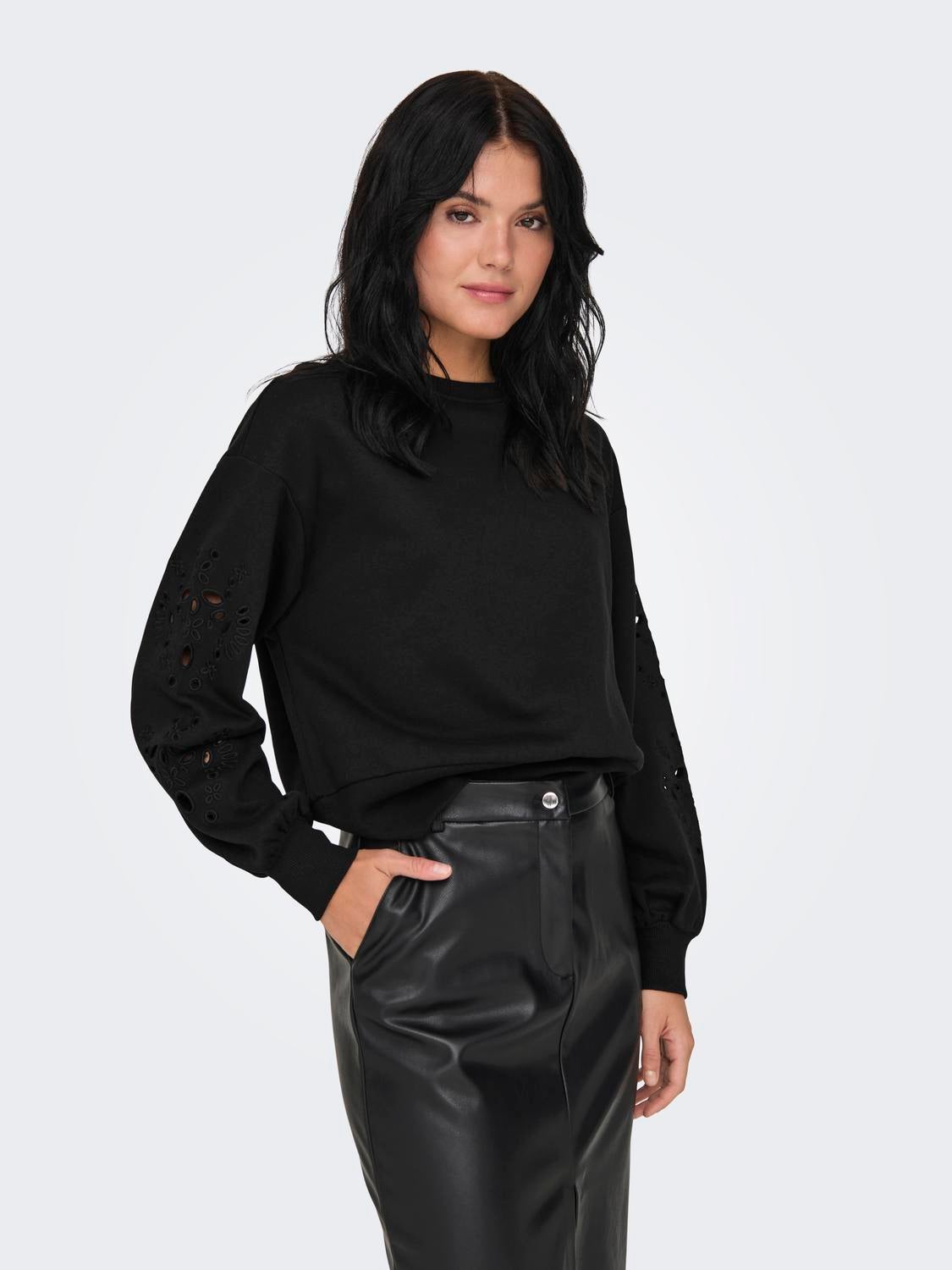 ONLWINNIE Sweatshirt Black