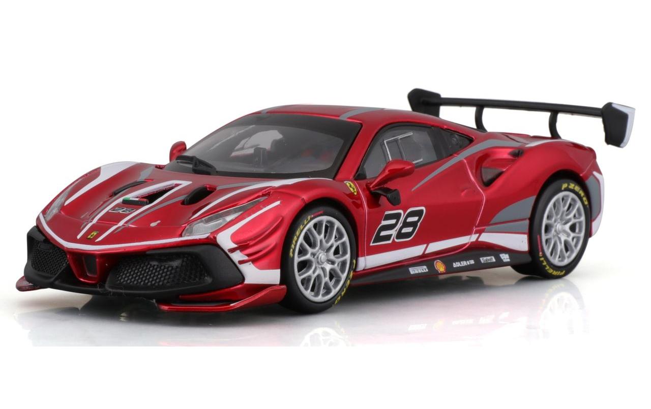 Ferrari Racing 488 Challenge Evo 2020 Rot 1:43Sammlermodell im Massstab 1:43