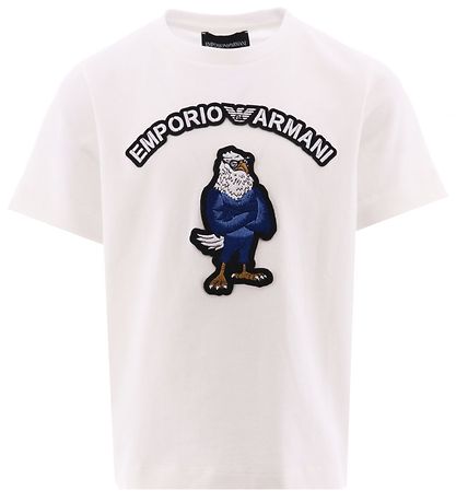 Emporio Armani T-Shirt - Weiß m. Adler