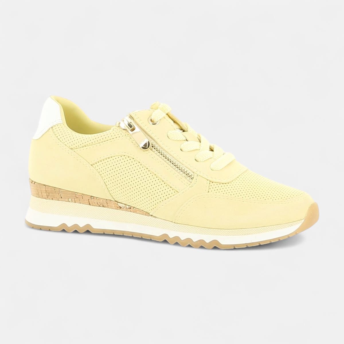 Baskets basses Femme jaune