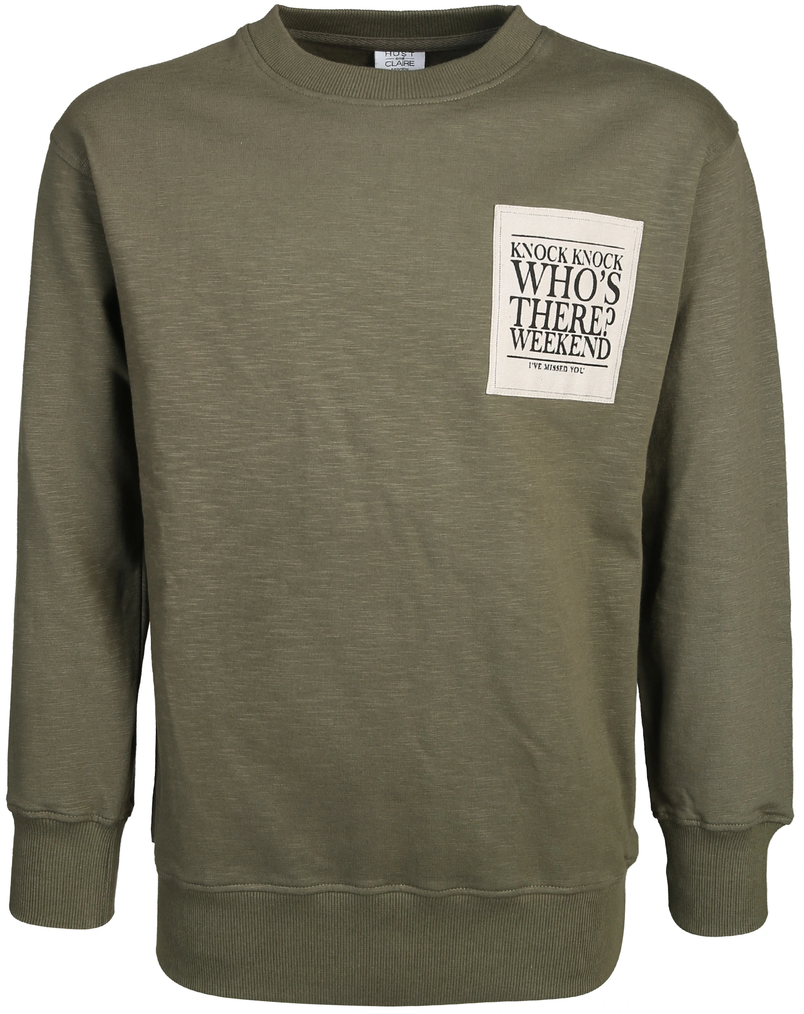 Sweatshirt SAHN in olive leaf