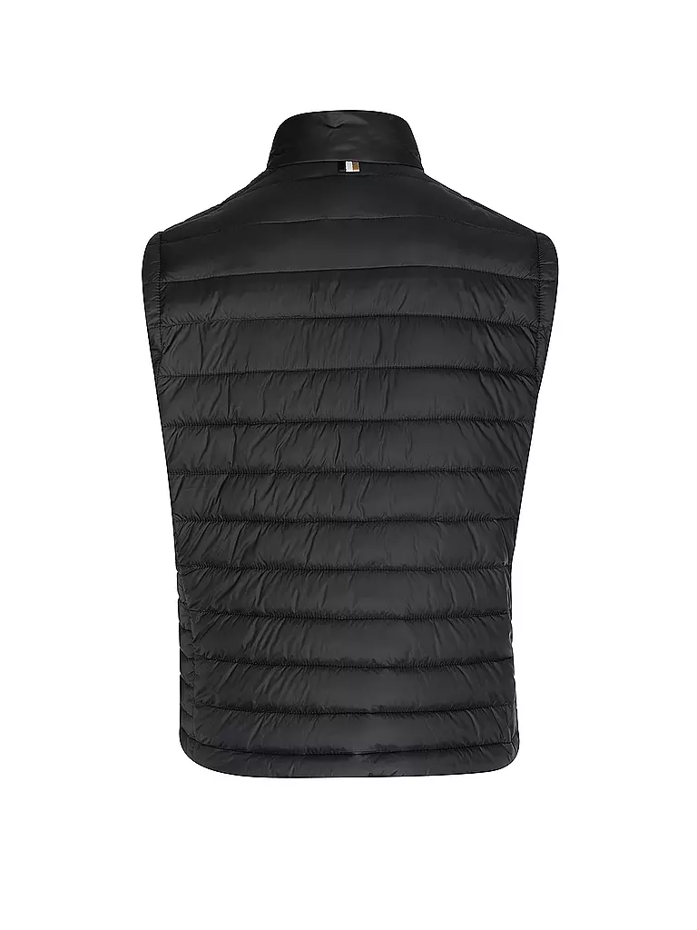 BOSS Steppgilet  schwarz