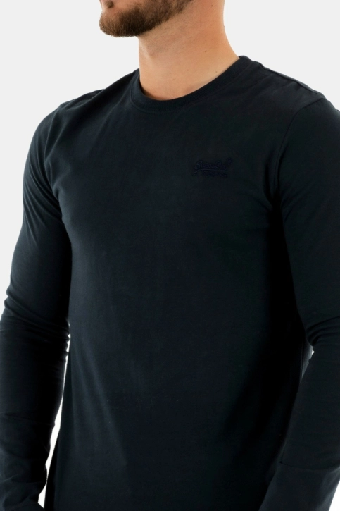 tee shirt manches longues superdry m6010550a bleu