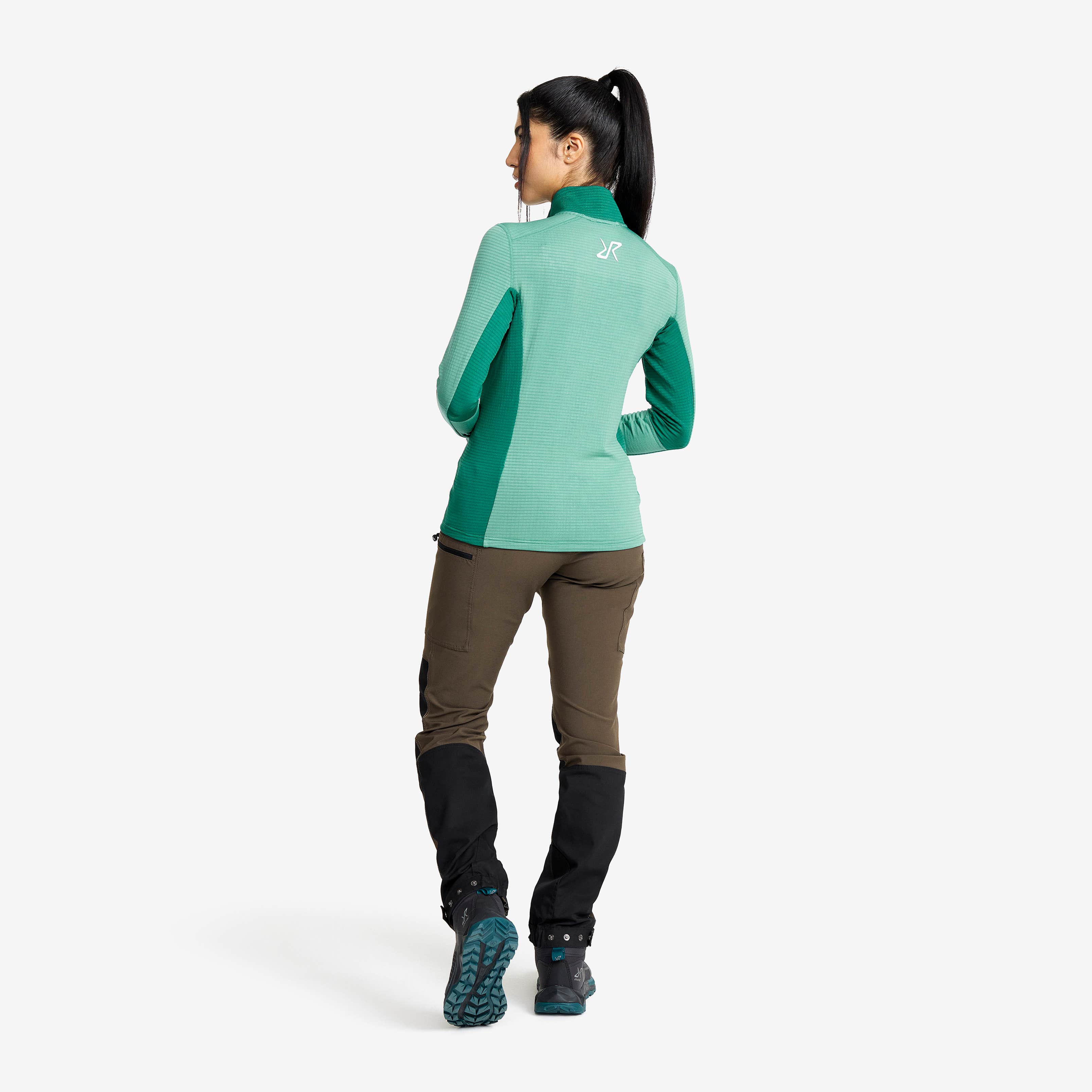 Waffle Half-zip Fleece  Dame Canton