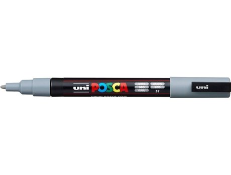 Marcador Posca Pc-3M Cinza