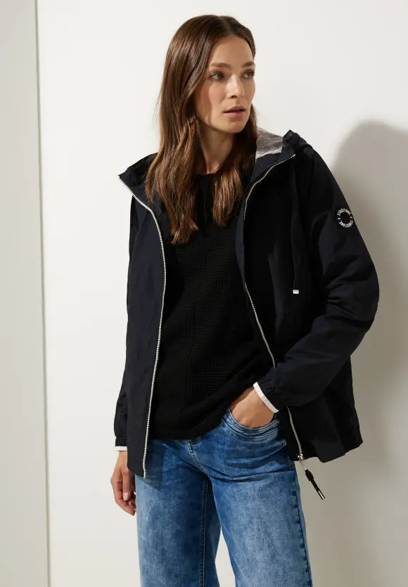 Moderner Windbreaker - Black