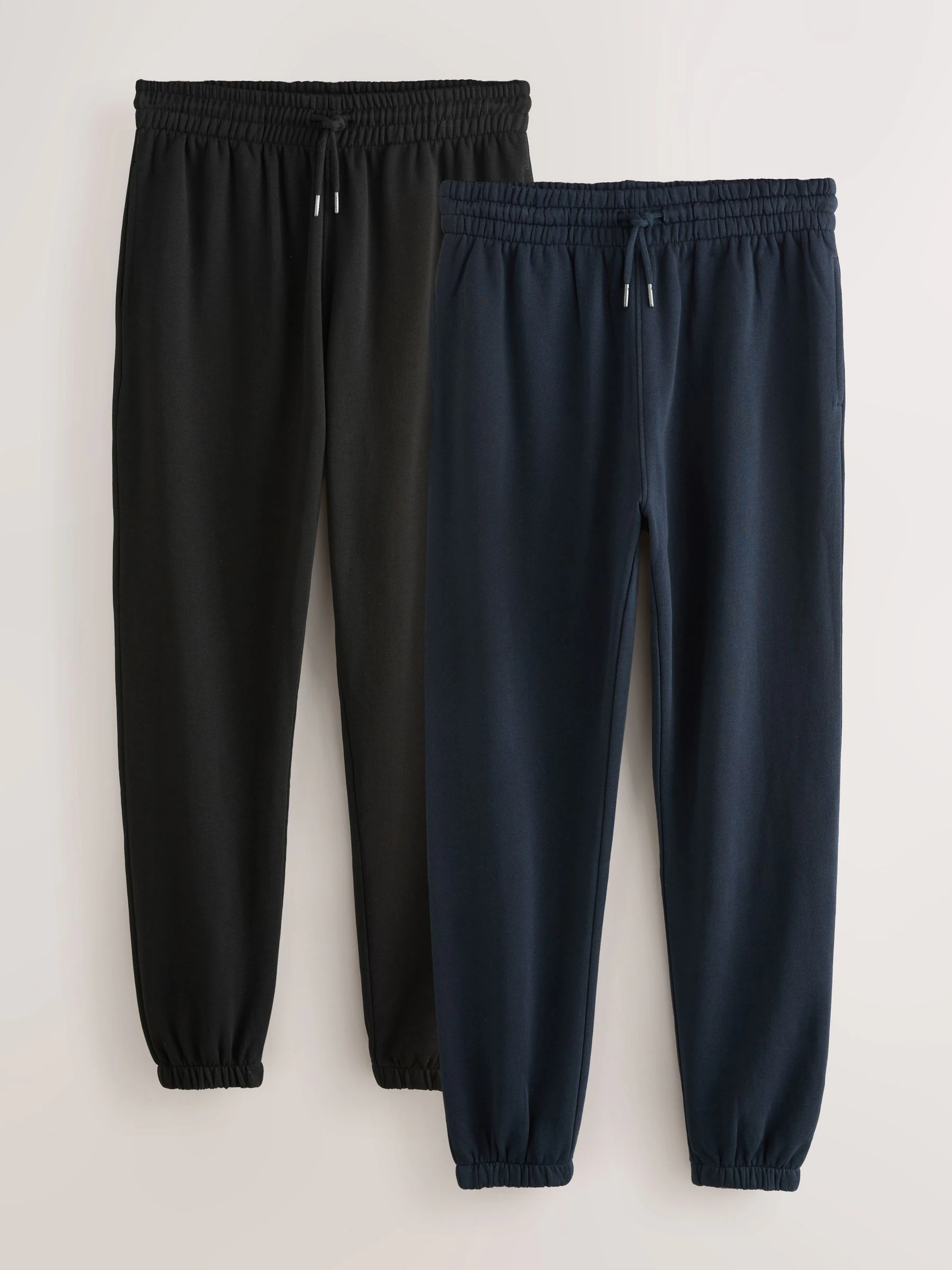 Zwart/marineblauw - Verpakking van 2 - Joggingbroeken