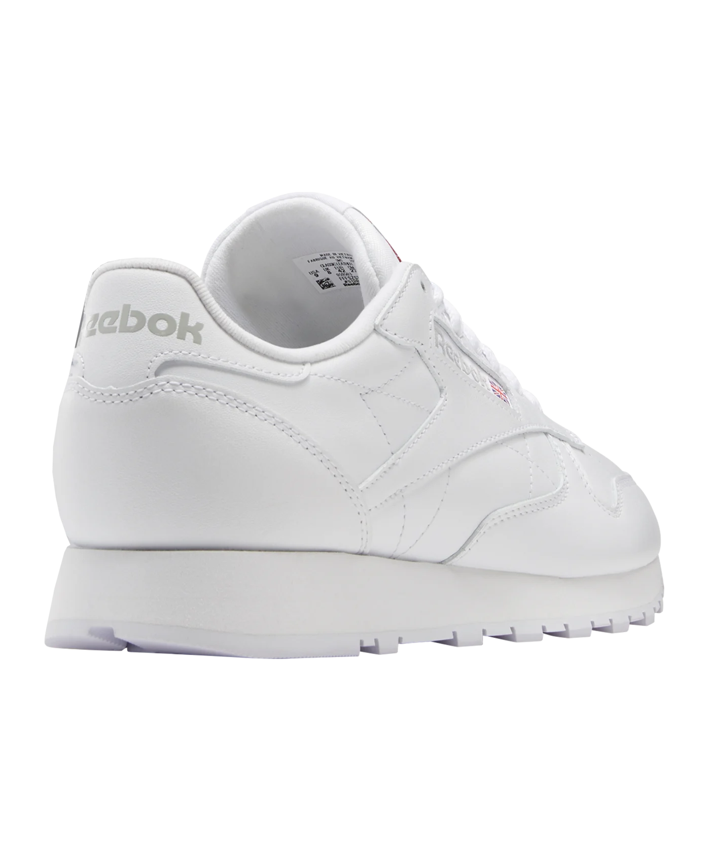 Reebok Classic Leather Weiss Weiss Grau