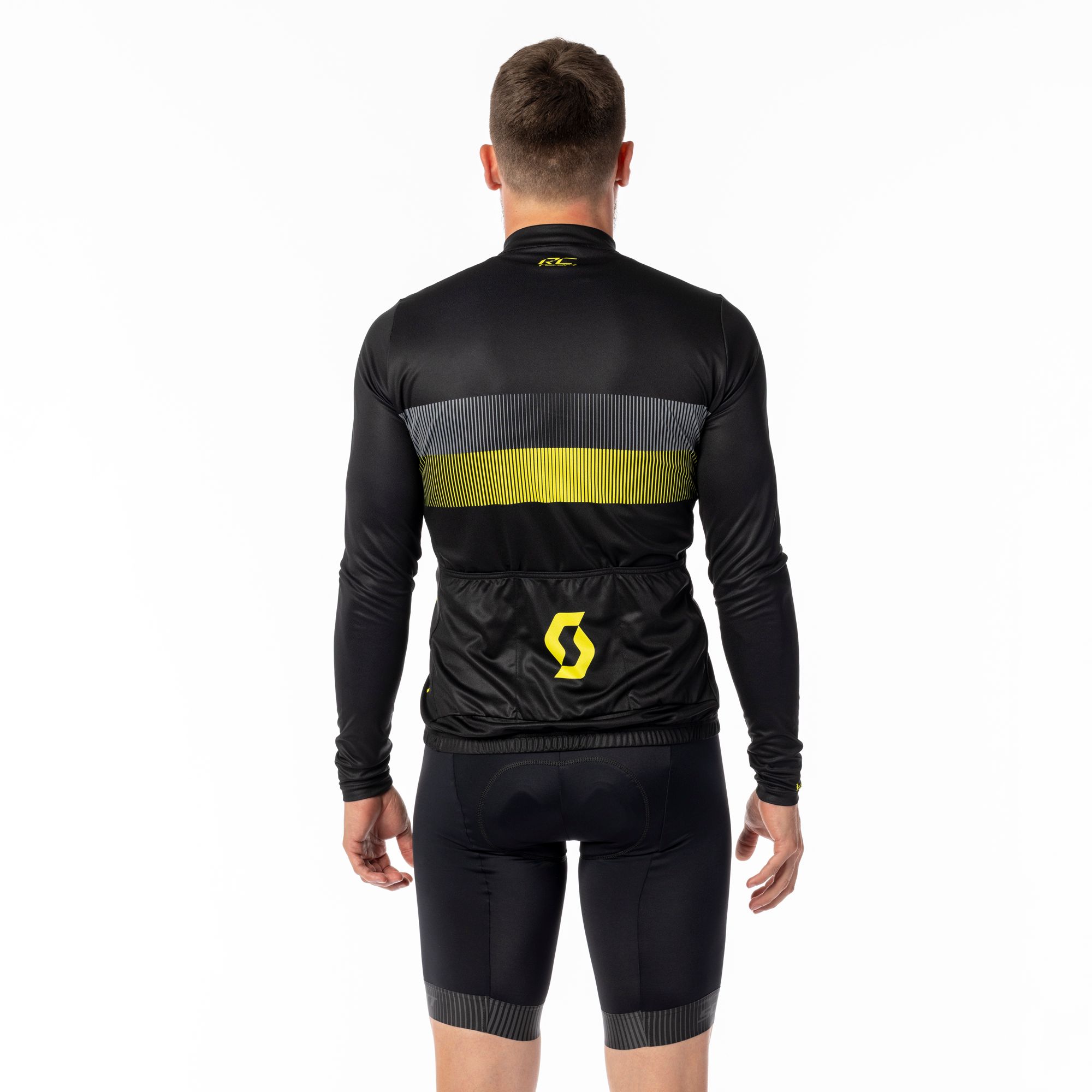 SCOTT RC Team 10 Langærmet Jersey Sort/Gul