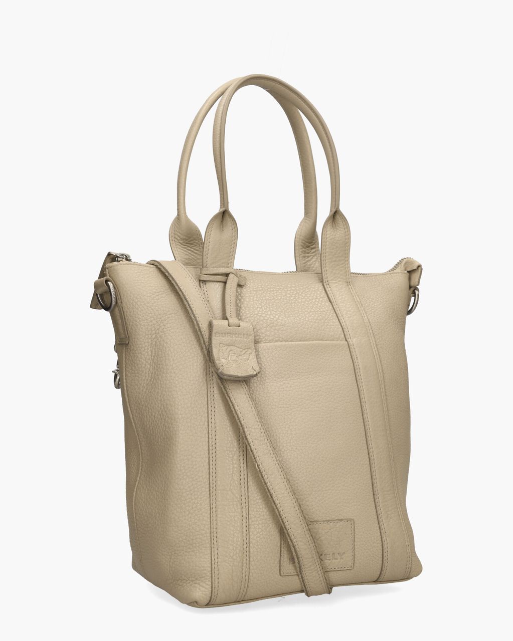 Burkely Soft Skylar Shopper Small Lichtgrijs Tas